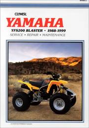 Cover of: Clymer Yamaha YFS200 Blaster, 1988-1999. by 