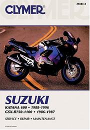 Cover of: Clymer Suzuki Katana 600 1988-1996, Gsx-R750-1100, 1986-1987