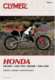 Cover of: Honda Cr125R 1992-1997, Cr250R 1992-1996