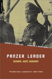 Cover of: Panzer Leader by Heinz Guderian, General Heinz Guderian