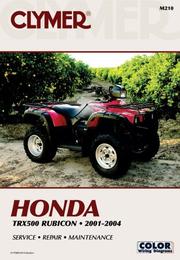 Cover of: Honda TRX500 Rubicon 2001-2004