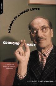 Cover of: Memoirs of a Mangy Lover | Groucho Marx