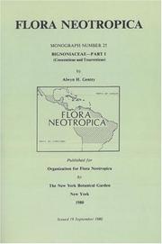Cover of: Bignoniaceae by Alwyn H. Gentry