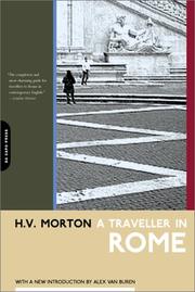 Cover of: A Traveller in Rome by H. V. Morton