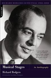 Cover of: Musical Stages by Richard Rodgers, Richard Rodgers