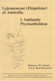 Lejeuneaceae (Hepaticae) of Australia by Barbara M. Thiers