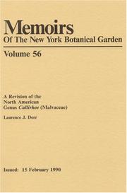 Cover of: A revision of the North American genus Callirhoe (Malvaceae)