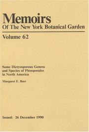 Cover of: Some dictyosporous genera and species of Pleosporales in North America