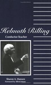 Cover of: Helmuth Rilling: conductor, teacher