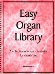 Easy Organ Library Vol 41 by Various