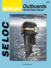 Cover of: Seloc Mercury outboards 1965-92 repair manual: 40-115 horsepower, 3 and 4 cylinder