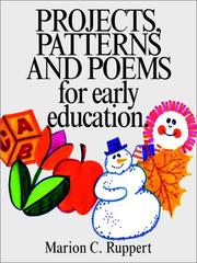 Cover of: Projects, patterns, and poems for early education