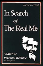 Cover of: In search of the real me: achieving personal balance