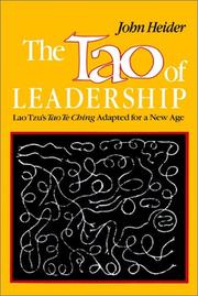 Cover of: The Tao of Leadership | John Heider