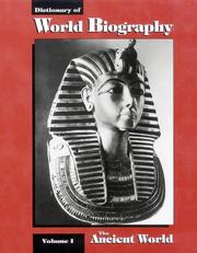 Cover of: The Ancient World (Dictionary of World Biography Vol. 1 ) by 
