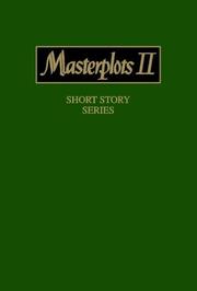 Cover of: Masterplots II.