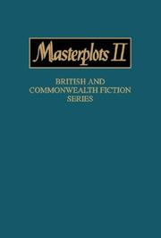 Masterplots II by Frank N. Magill