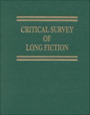 Cover of: Critical Survey of Long Fiction: Truman Capote-Stanley Elkin