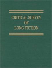 Cover of: Critical Survey of Long Fiction: V. S. Pritchett-August Strindberg