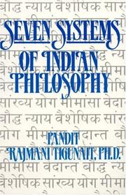 Cover of: Seven systems of Indian philosophy