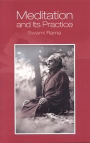Cover of: Meditation and Its Practice by Rama