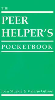 Cover of: The peer helper's pocketbook by Joan Sturkie