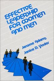 Cover of: Effective leadership for women and men