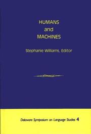 Cover of: Humans and Machines by Stephanie Williams
