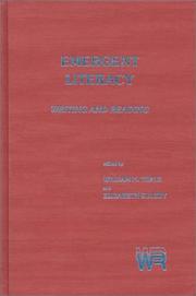 Emergent literacy by William H. Teale, Elizabeth Sulzby