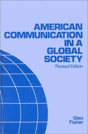 American communication in a global society by Glen Fisher