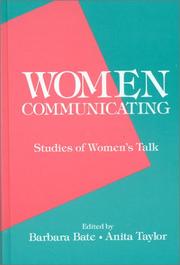 Cover of: Women Communicating | Barbara Bate