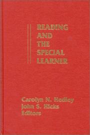 Cover of: Reading and the special learner