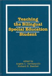 Cover of: Teaching the bilingual special education student