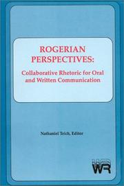 Cover of: Rogerian Perspectives: Collaborative Rhetoric for Oral and Written Communication (Writing Research)