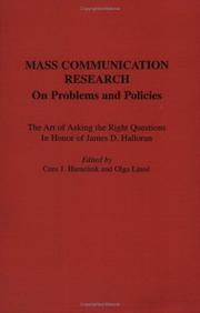 Cover of: Mass communication research by edited by Cees J. Hamelink, Olga Linné.