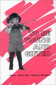 Cover of: To be young and gifted | 