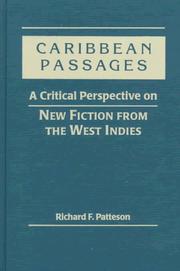 Cover of: Caribbean passages: a critical perspective on new fiction from the West Indies