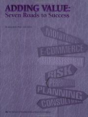 Cover of: Adding value: seven roads to success