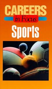 Sports (Ferguson's Careers in Focus) by Ferguson Publishing, J.G. Ferguson Publishing Company