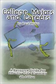 Cover of: College Majors and Careers by Paul Phifer