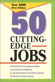 Cover of: 50 Cutting Edge Jobs (50 Cutting-Edge Careers)