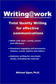 Cover of: Writing@Work