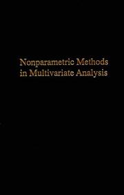 Cover of: Nonparametric methods in multivariate analysis