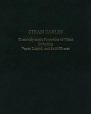 Cover of: Steam Tables : Thermodynamic Properties of Water Including Vapor, Liquid, and Solid Phases/With Charts (metric measurements)