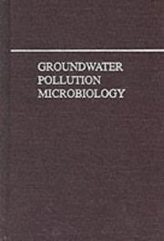 Cover of: Groundwater pollution microbiology