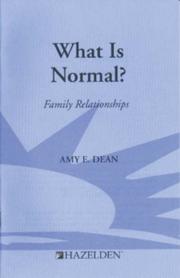 Cover of: What Is Normal: Family Relationships
