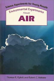 Cover of: Environmental experiments about air