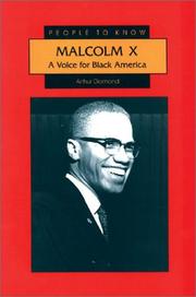 Cover of: Malcolm X: a voice for Black America