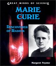 Cover of: Marie Curie: discoverer of radium