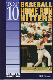 Cover of: Top 10 baseball home run hitters by Bill Deane